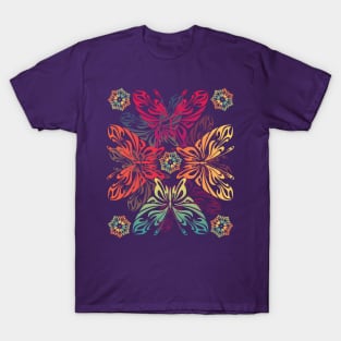 Beautiful Butterflies illusions T-Shirt